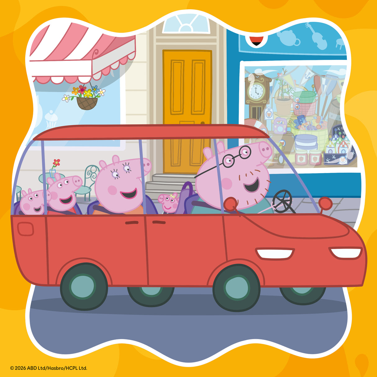 Ravensburger Puzzle 3x49 Pieces: Peppa Pig With Family 12004288V