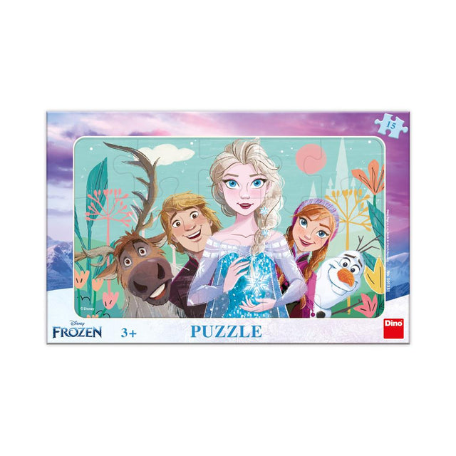 Dino Frame Puzzle 15 pc small Frozen 30135D