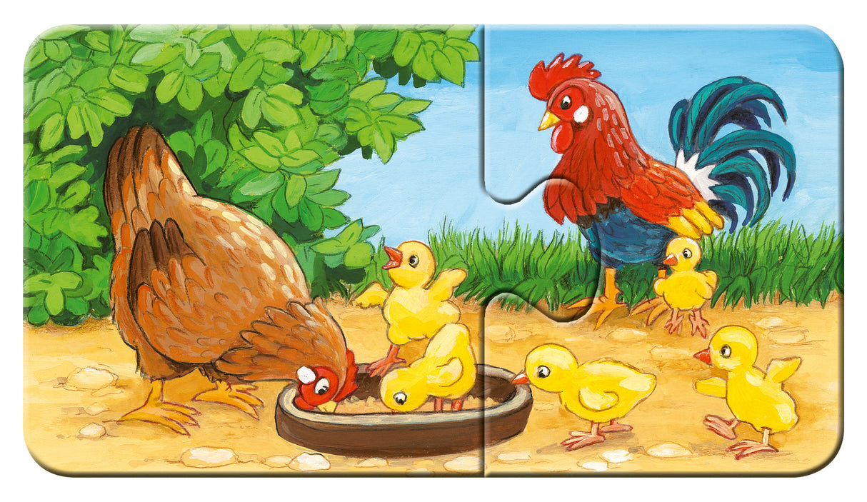Ravensburger My First Puzzle 9x2 pc Farm Animals 050727V