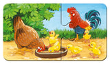 Ravensburger My First Puzzle 9x2 pc Farm Animals 050727V