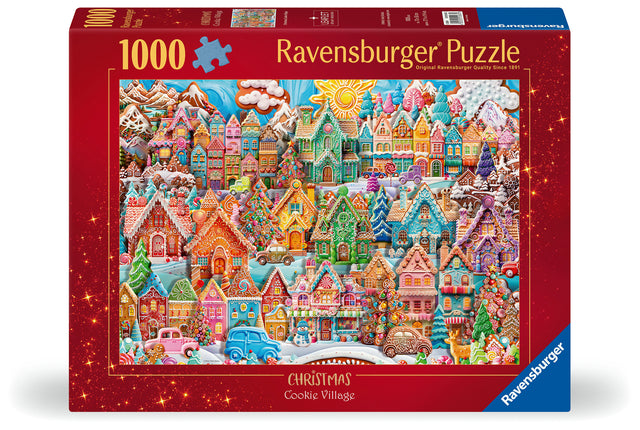 Ravensburger Puzzle 1000 pc  Christmas Cookie Village
 12001267V
