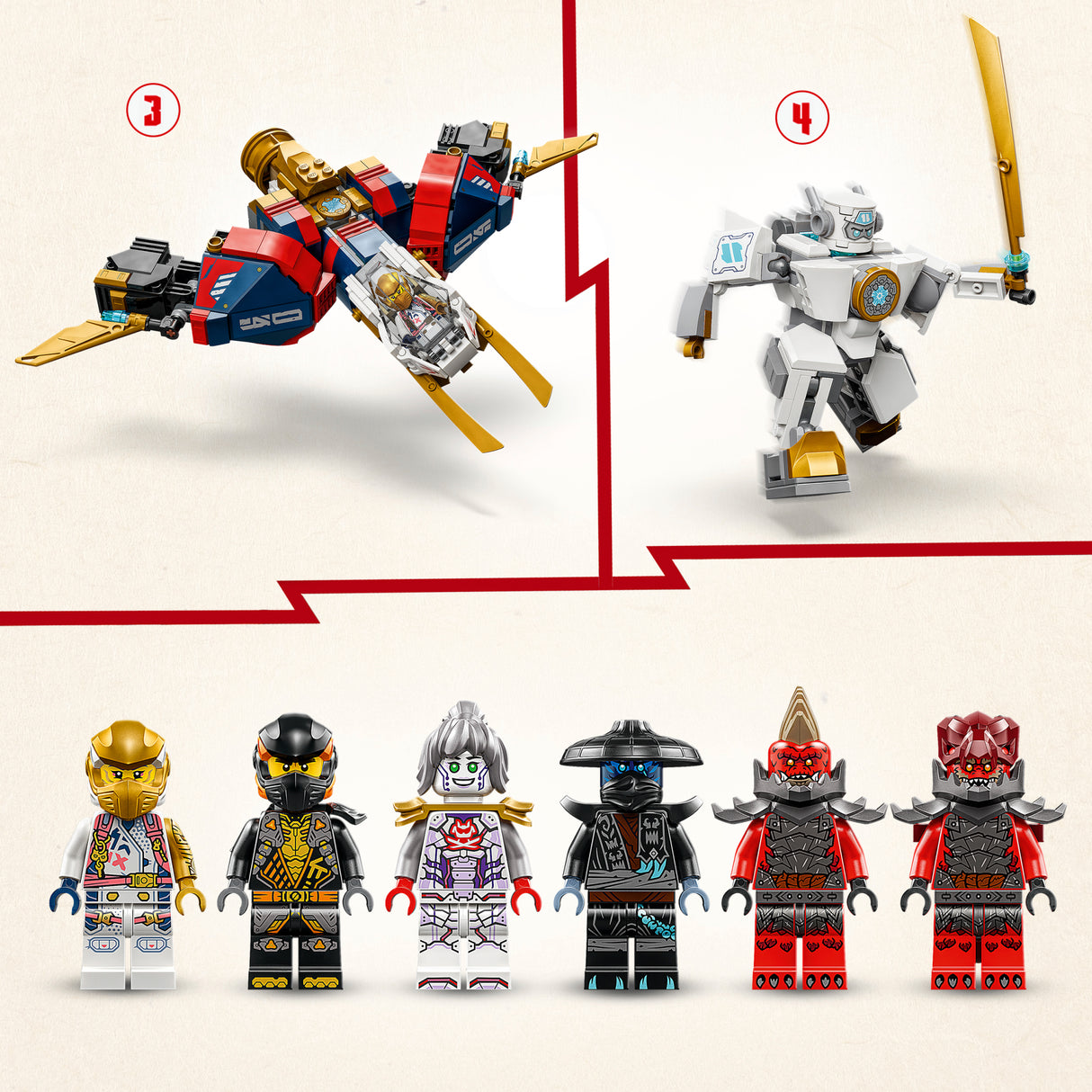 LEGO Ninjago Zane's Ultra Combiner Mech 71834L