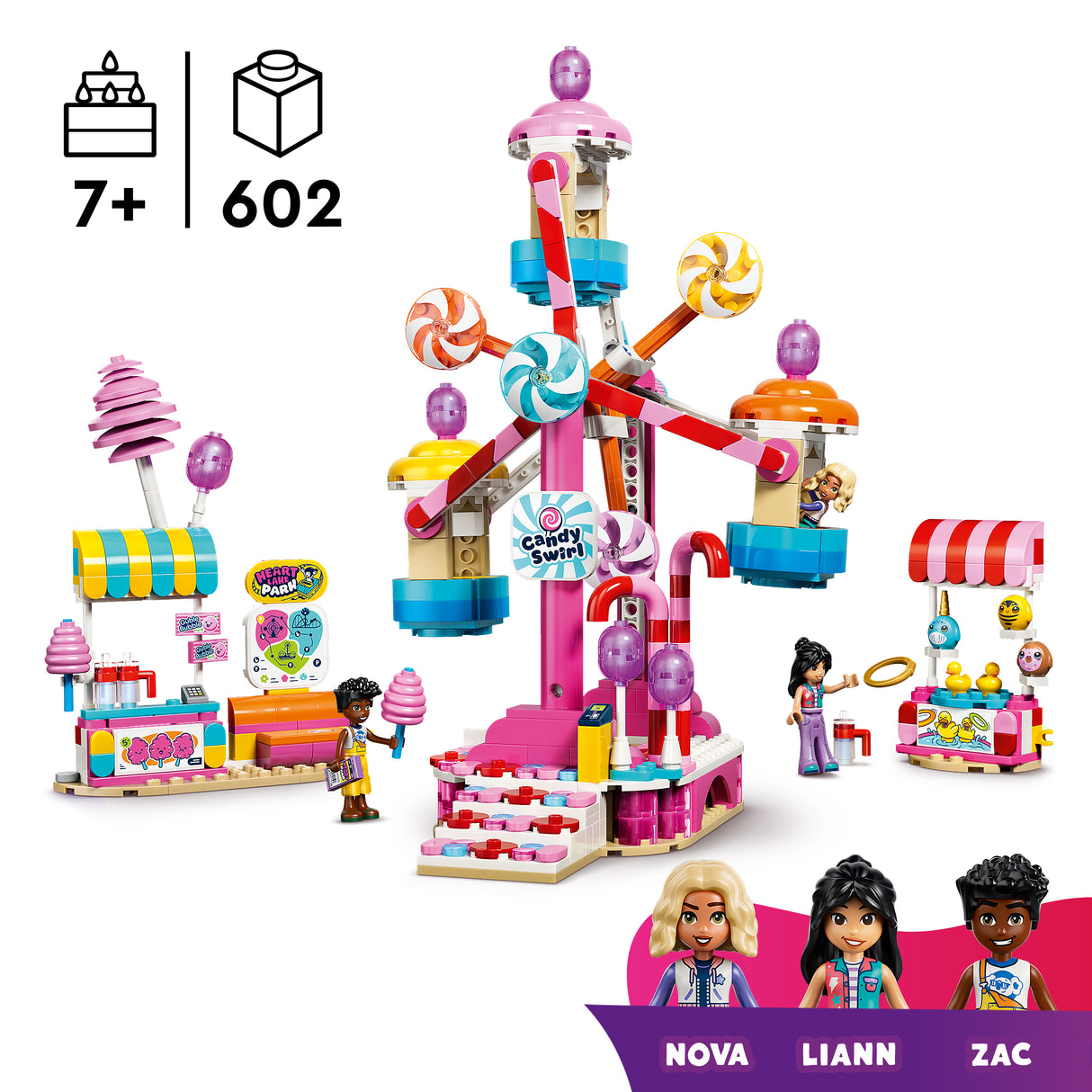 LEGO Friends Candy & Cupcake Ferris Wheel 42700L