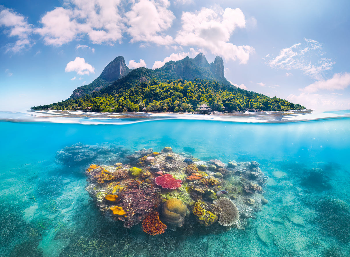 Ravensburger Puzzle 500 Pieces: Island Waterescape 12001798V