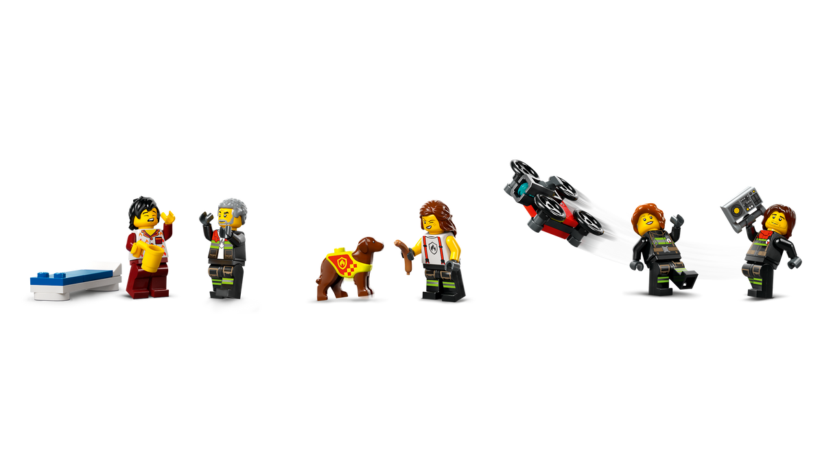 LEGO City Fire Station with Fire Engine 60414L