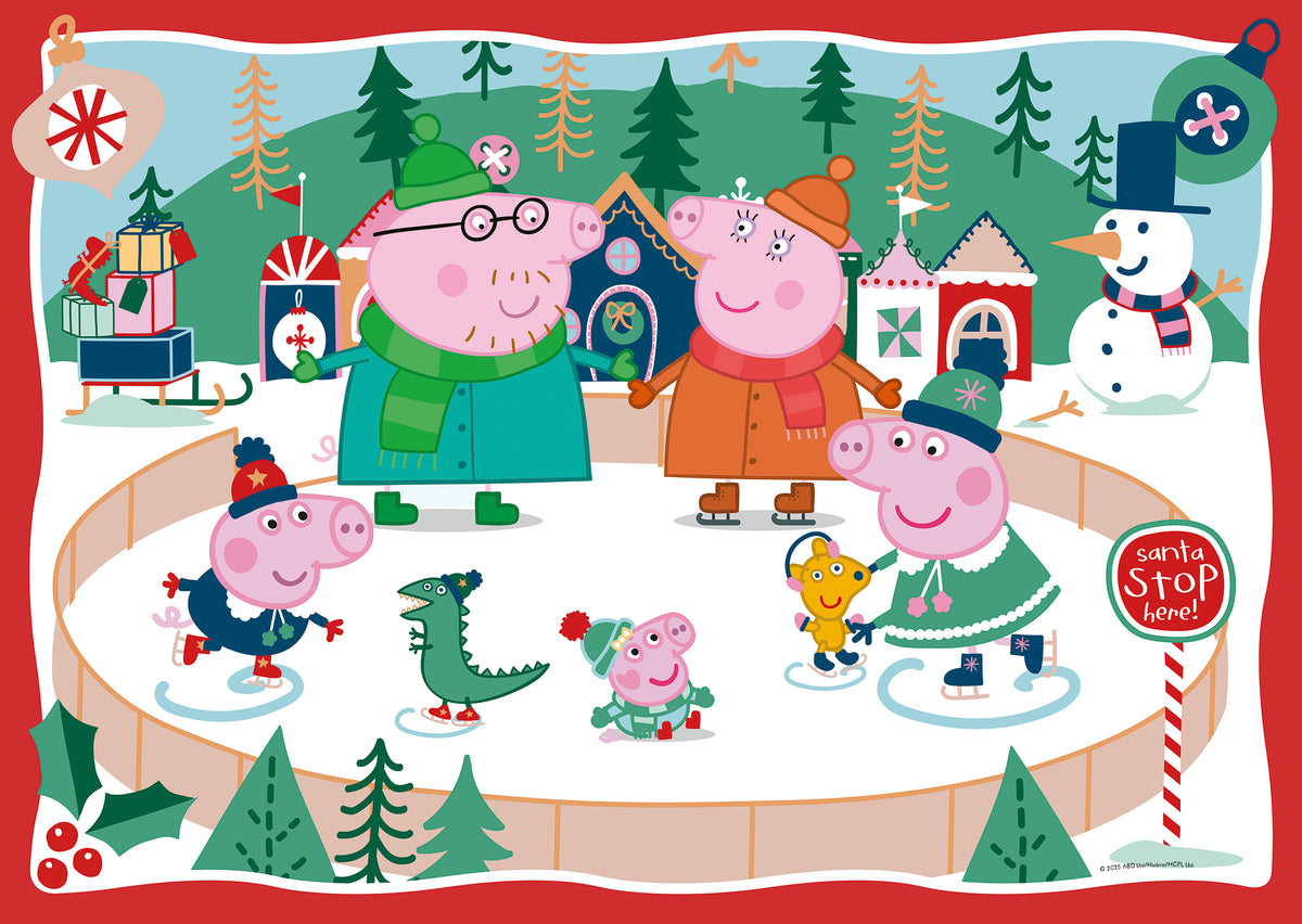 Ravensburger Puzzle 24 Pieces: Peppa Pig Ice Skating 12004186V