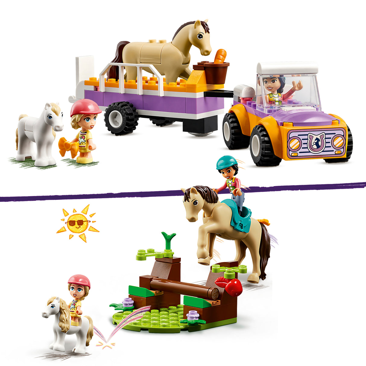 LEGO Friends Horse and Pony Trailer 42634L