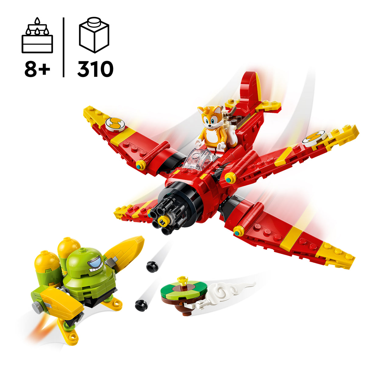 LEGO Sonic the Hedgehog Tails’ Tornado-1 77119L