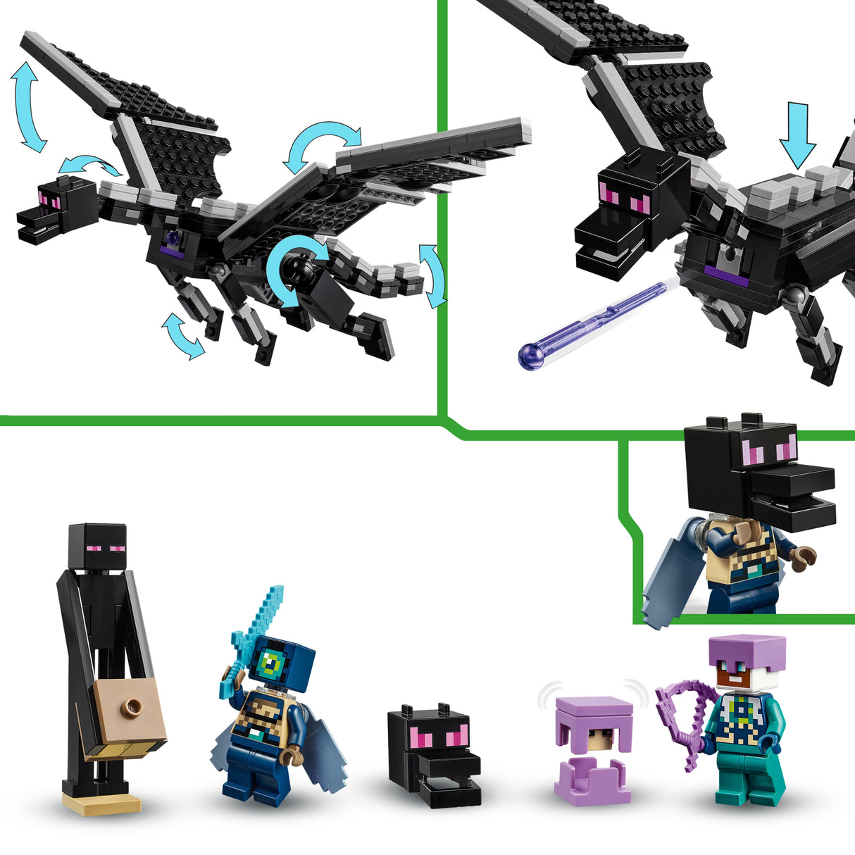 LEGO Minecraft The Ender Dragon and End Ship 21264L