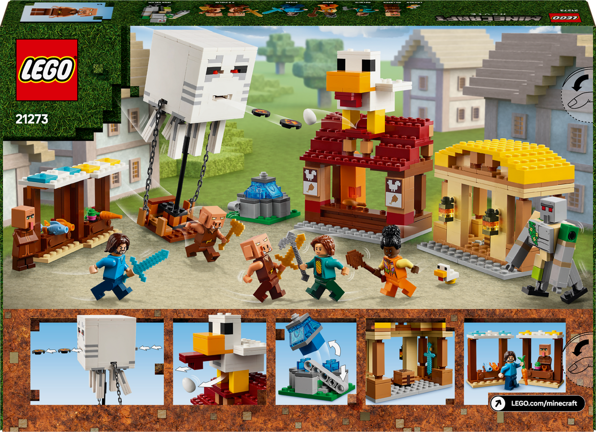 LEGO Minecraft The Ghast Balloon Village Attack 21273L