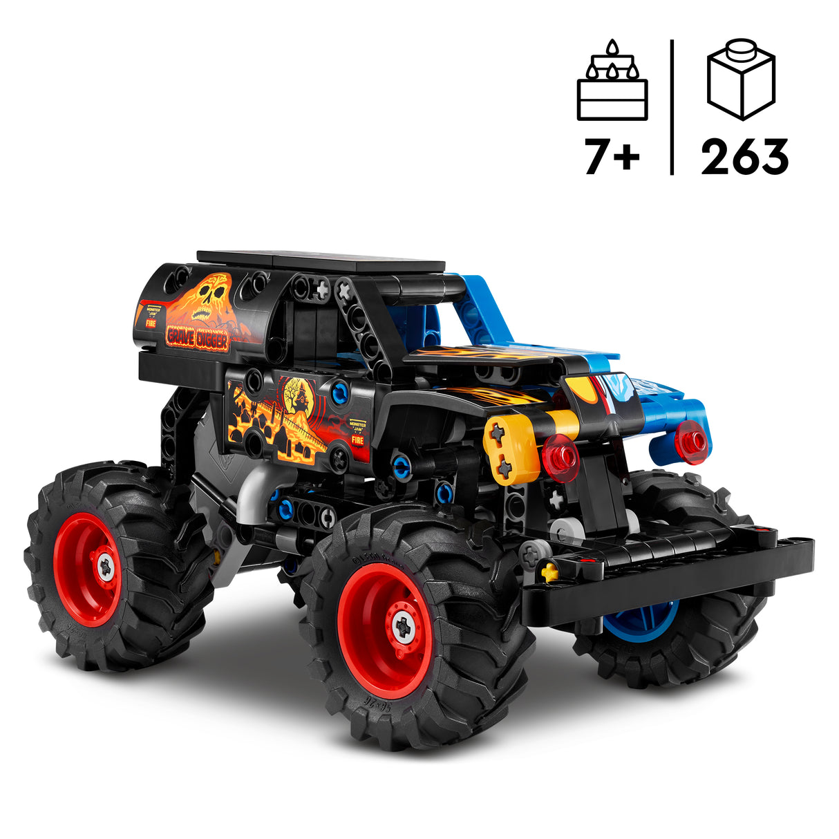 LEGO Technic Monster Jam Grave Digger Fire and Ice 42219L