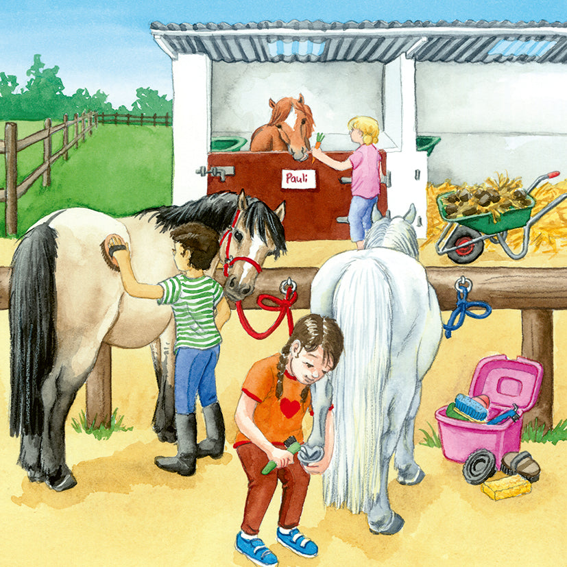 Ravensburger Puzzle 3x49 pc Horses 051298V