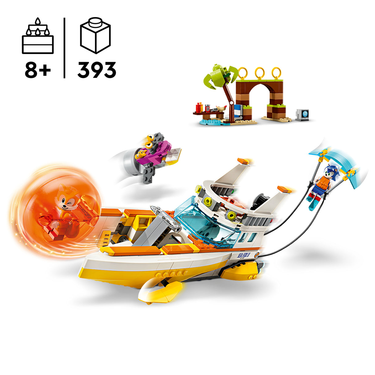 LEGO Sonic the Hedgehog Tails' Adventure Boat 76997L