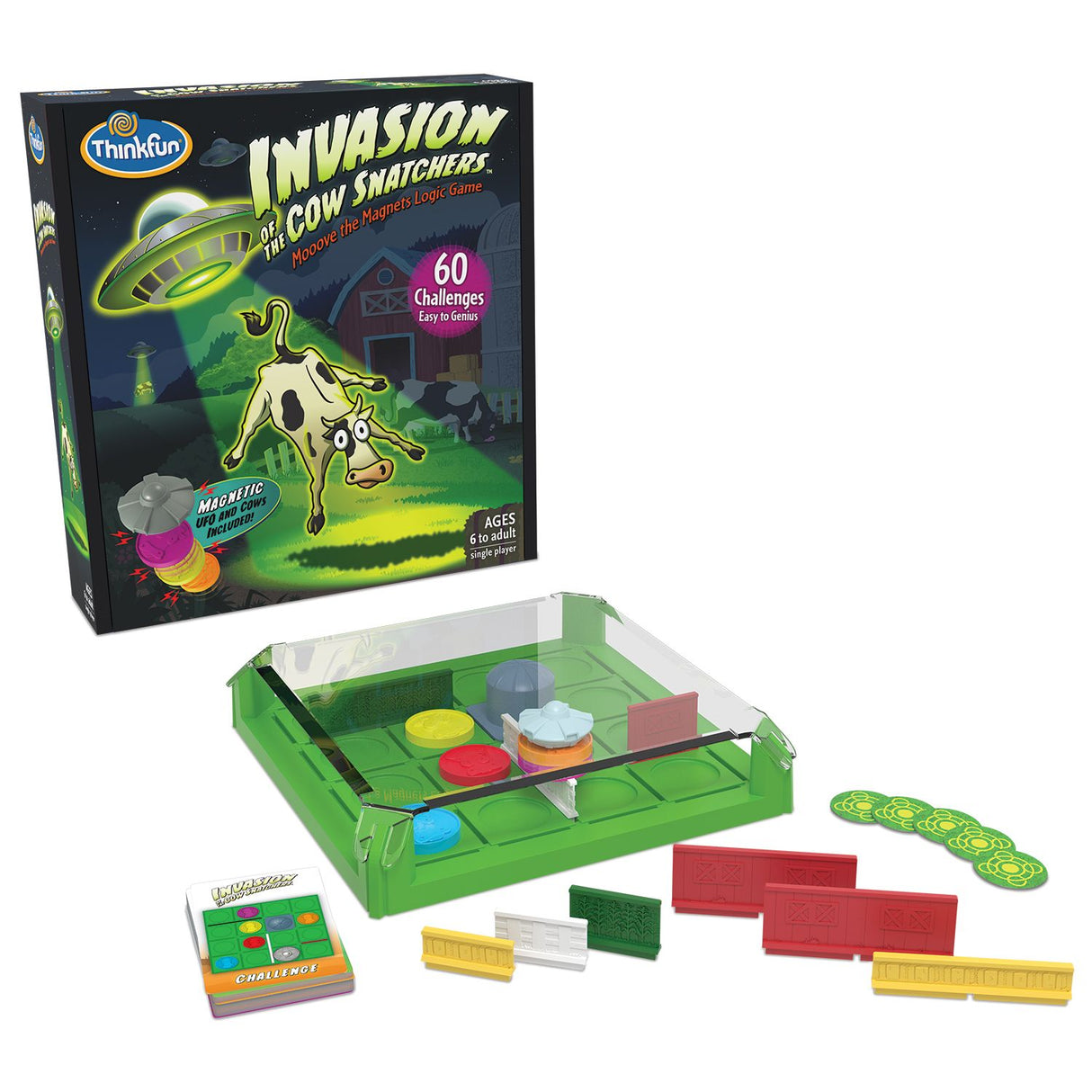 ThinkFun Board Game Invasion of the Cow Snatchers 1021F