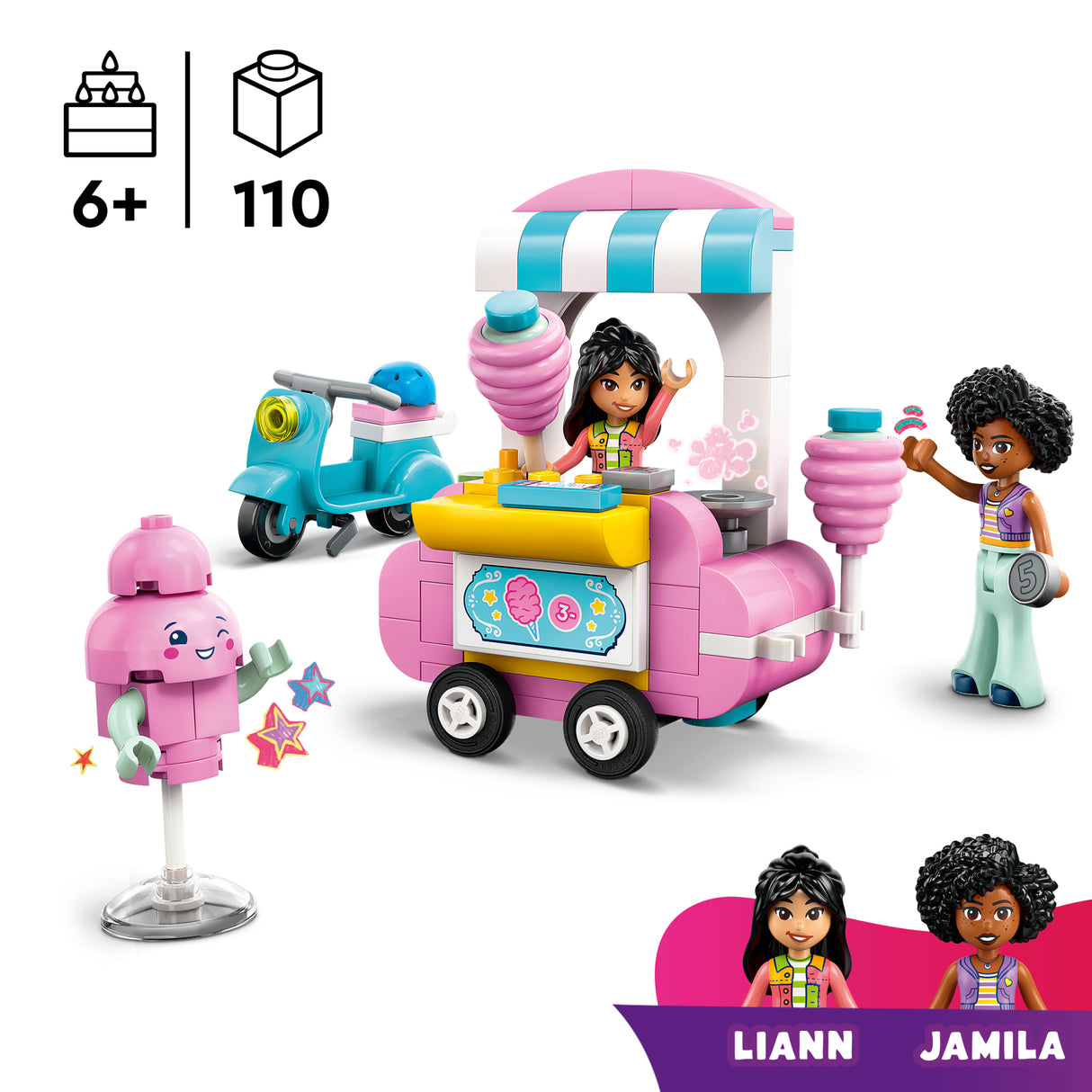 LEGO Friends Candyfloss Stand and Scooter 42643L