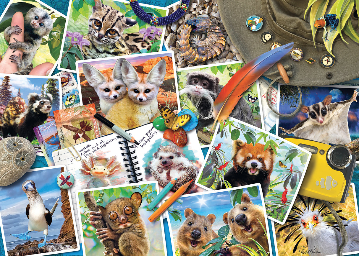 Ravensburger Puzzle 1000 pc Traveler's Photo Album 173228V