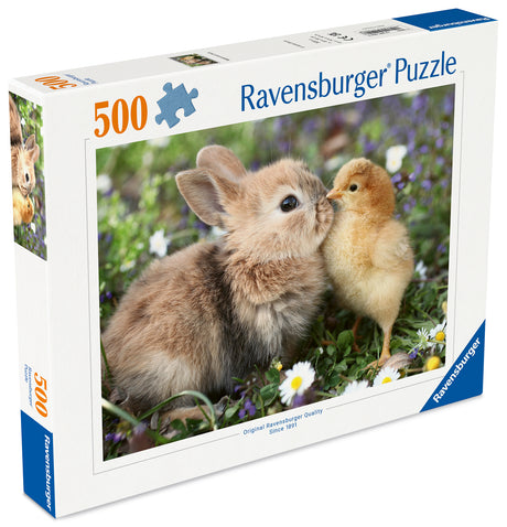 Ravensburger Puzzle 500 Pieces: Rabbit And Chick 12001900V