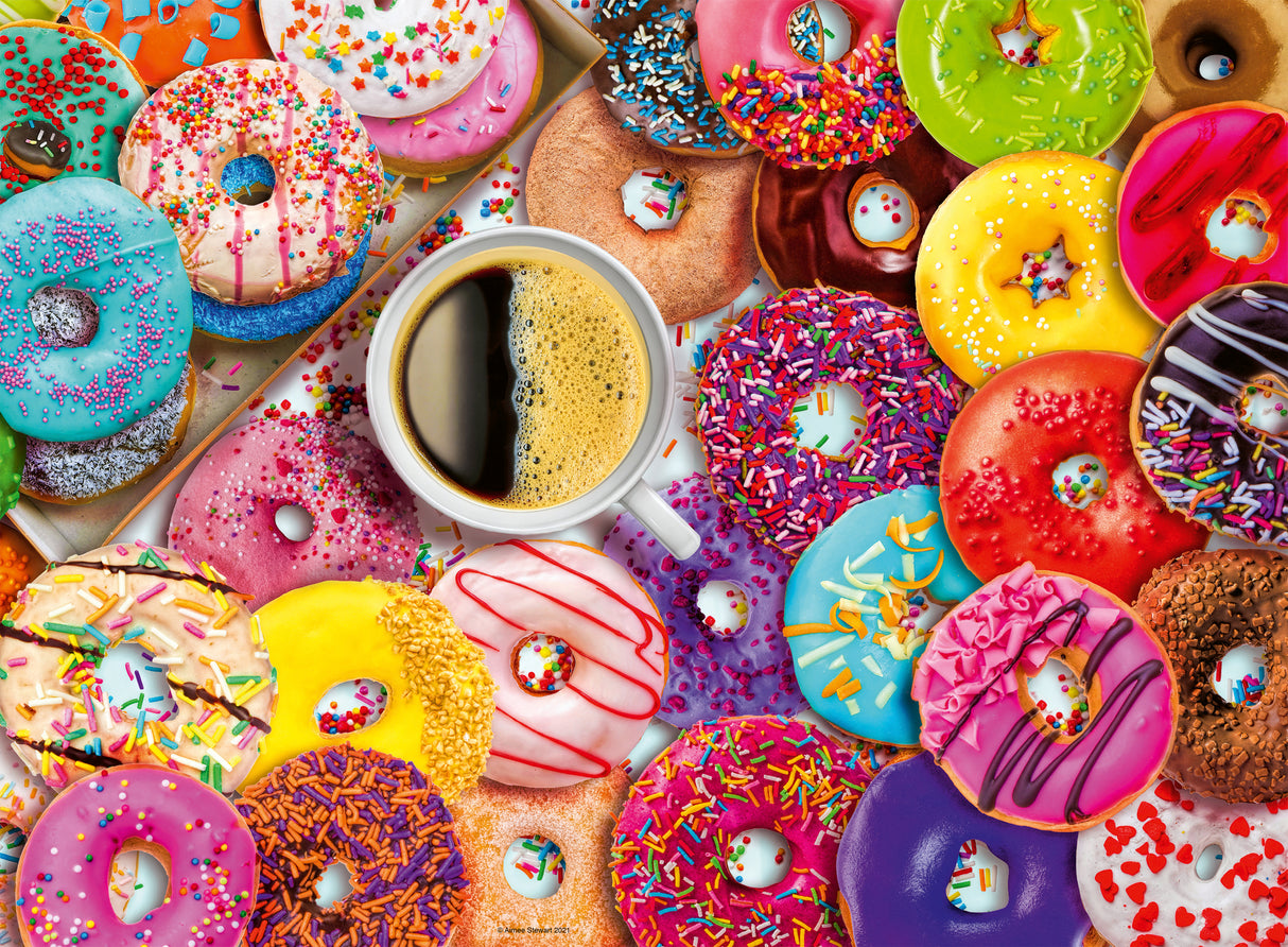 Ravensburger Puzzle 500 pc Doughnut Disturb! 167746V