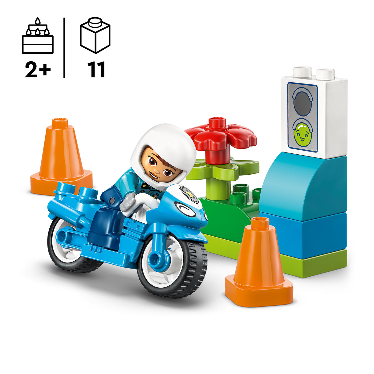  LEGO DUPLO Blue Police Motorcycle 10471L