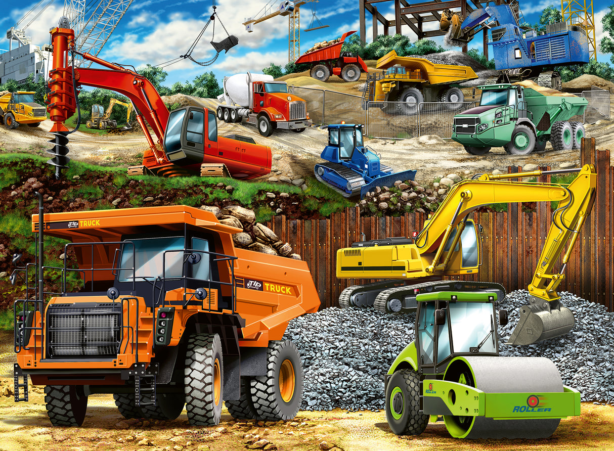 Ravensburger Puzzle 100 pc Construction Machinery 129737V