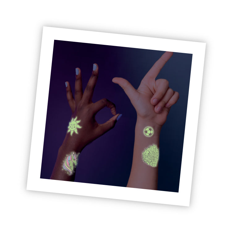 Buki Washable Glow-in-the-Dark Tattoo Set 75 pc TA008I