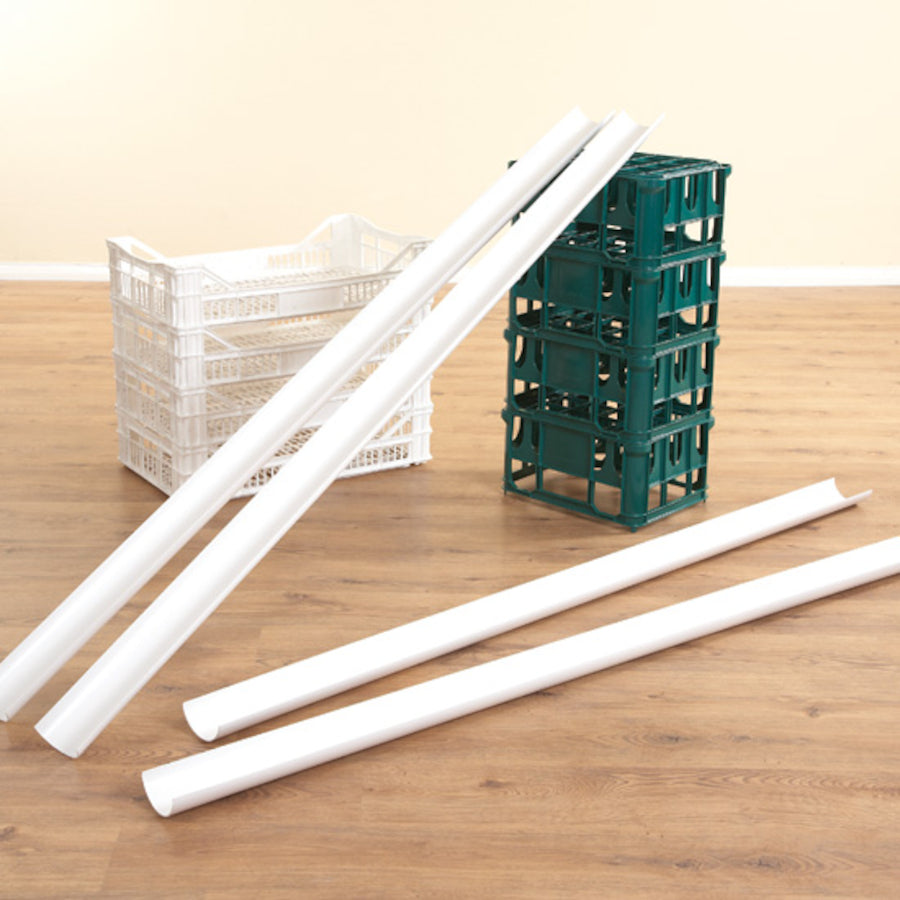 TTS Plastic Water Channelling Guttering 6pk FWCASD-GUTTERB