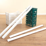 TTS Plastic Water Channelling Guttering 6pk FWCASD-GUTTERB