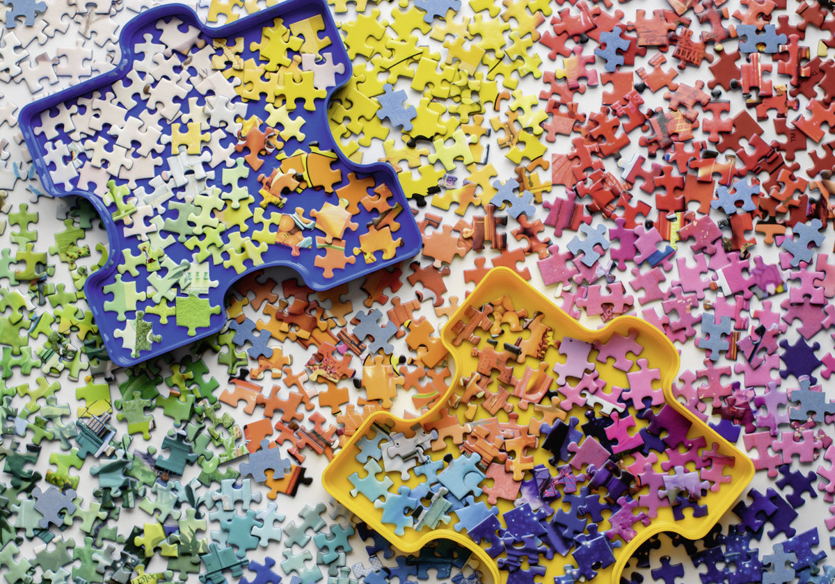Ravensburger Puzzle 1000 pc Colourful Puzzle Pieces
 152742V