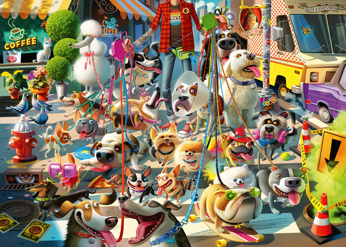 Ravensburger Puzzle 1000 pc Dog Walker 12000876V