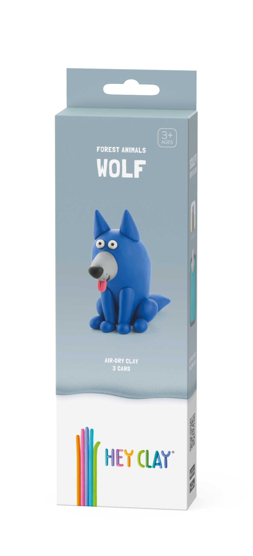 HEY CLAY Modeling Clay Wolf 3pc 30108E