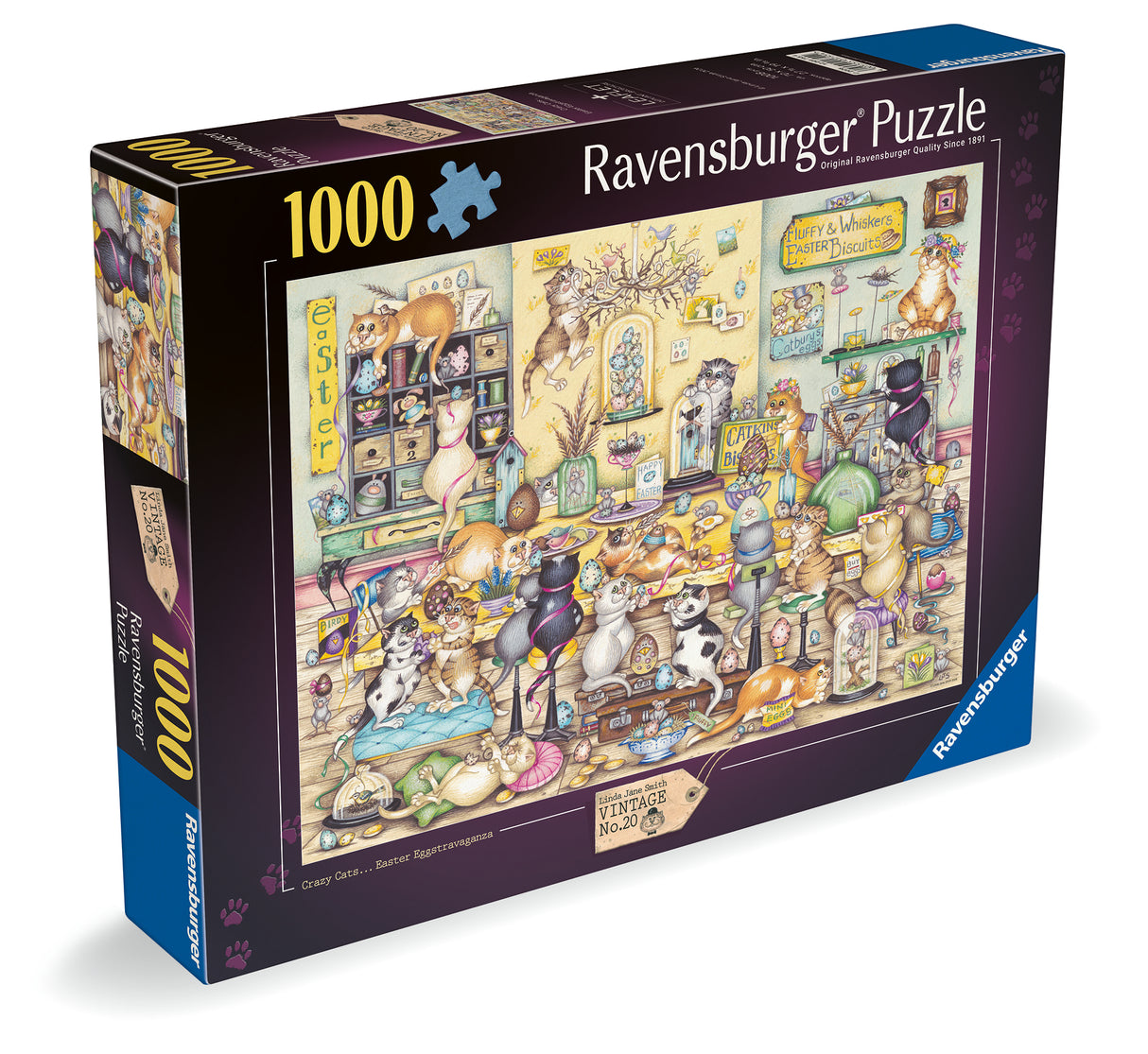 Ravensburger Puzzle 1000 Pieces: Crazy Cat's Easter 12001755V