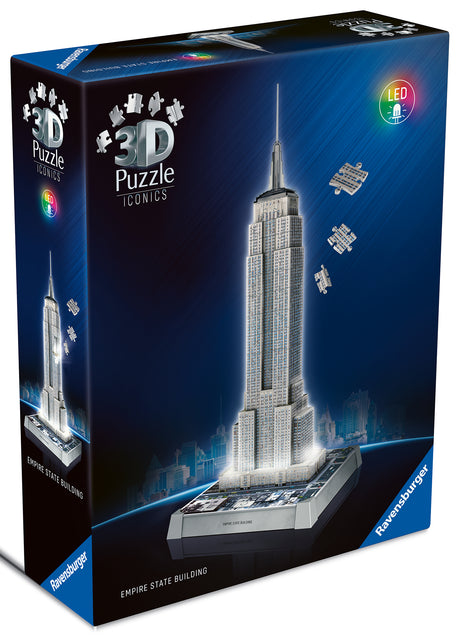 Ravensburger 3D Puzzle With LED Light: Empire State Building 12008026V