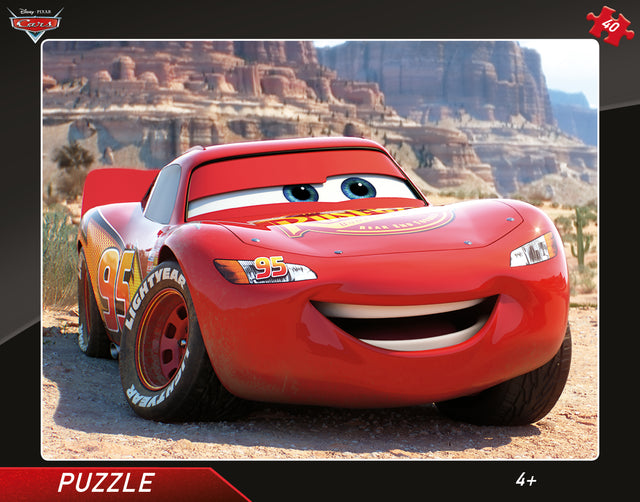 Dino Frame Puzzle 40 pc, Disney Cars 32218D
