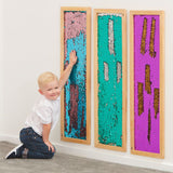 TTS plate with sequins: purple EY11105B