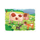 Dino Cube Puzzle 12 pc On The Farm 64136D