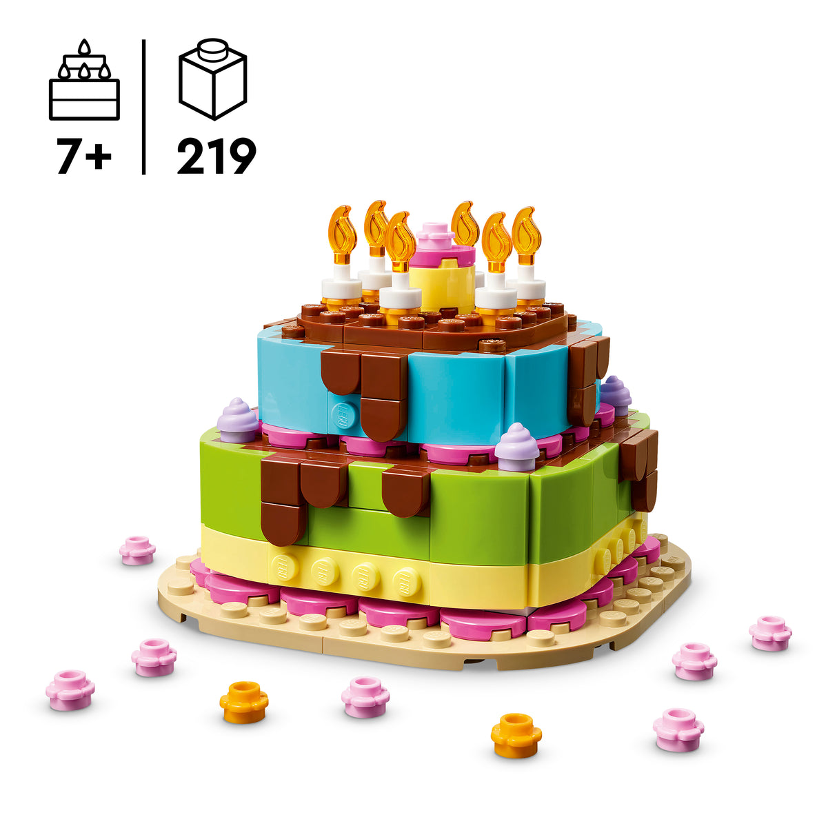 LEGO Iconic Birthday Party Cake 40815L