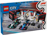 LEGO City F1 Garage & Mercedes-AMG & Alpine Cars 60444L