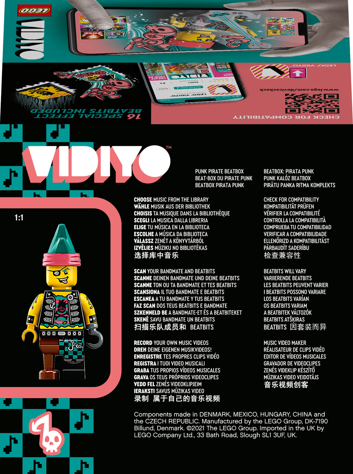 LEGO Vidiyo Punk Pirate BeatBox 43103L