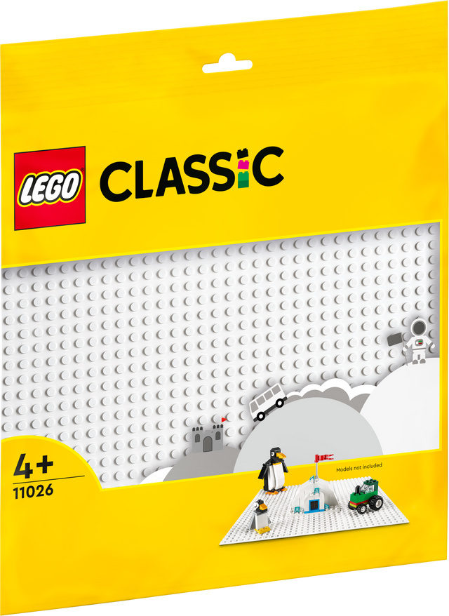 LEGO Classic White Baseplate 11026L