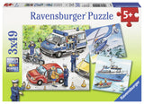 Ravensburger Puzzle 3x49 pc Police Action 092215V