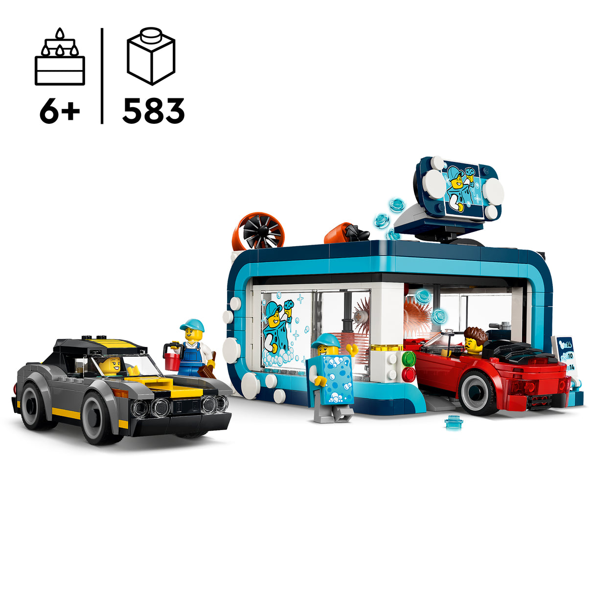 LEGO City Drive-Through Car Wash 60497L