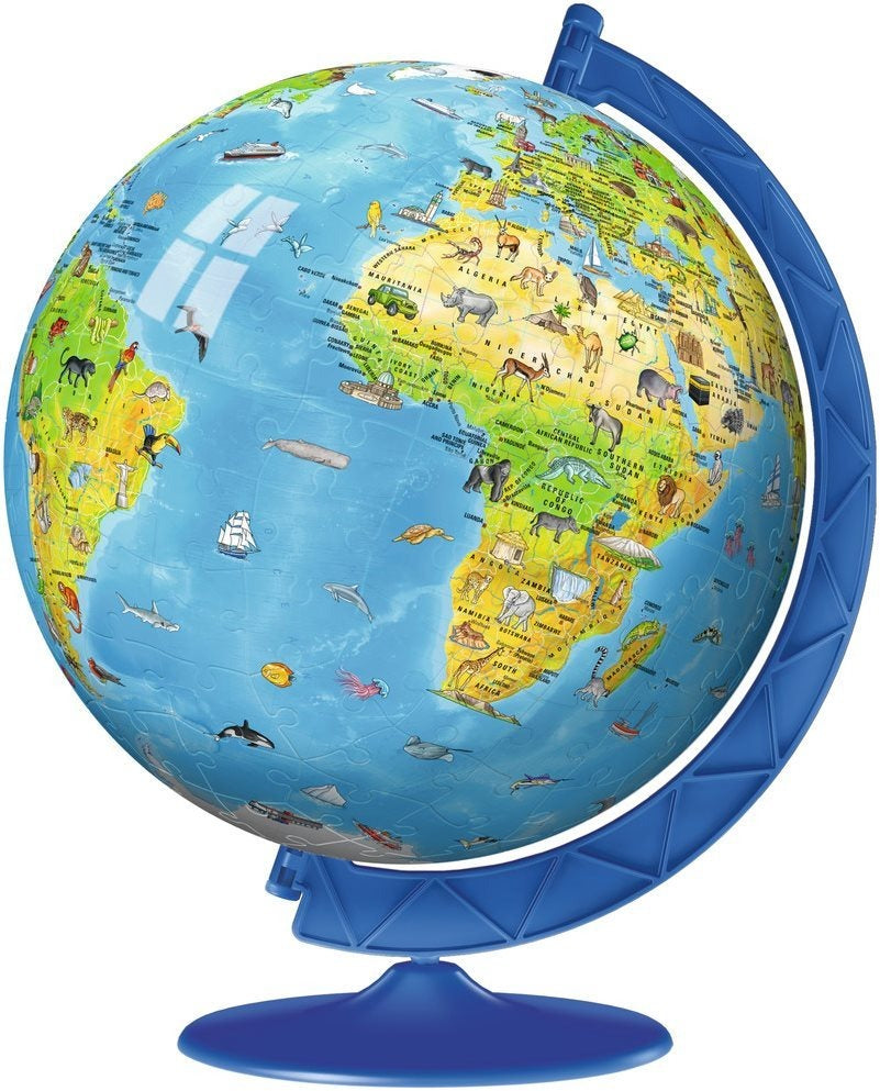 Ravensburger 3D Puzzle Ball 180 pc Children's Globe 123384V