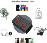 USB Charging Station 150W 30-Port USB-C and USB-A B0FLCH1WYC