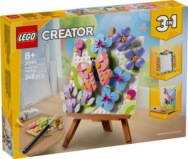 LEGO Creator Floral Art Decor Painting 31390L