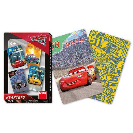 
Dino Playing Cards Quartet Cars II 60593D