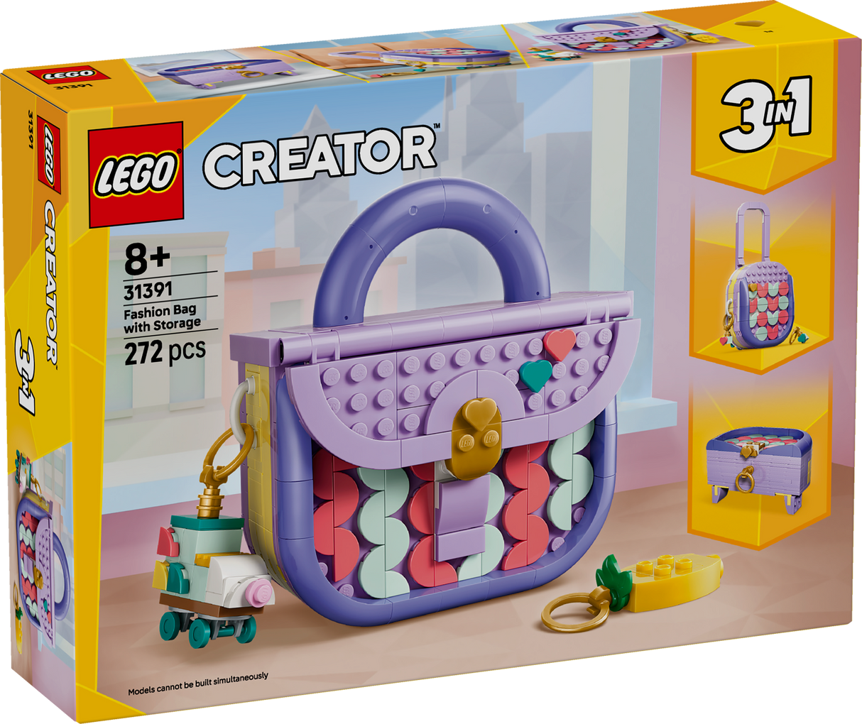 LEGO Creator Art Fashion Bag with Storage 31391L
