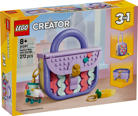 LEGO Creator Art Fashion Bag with Storage 31391L