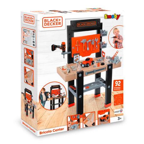 Smoby B&D Bricolo Center Workbench 92 Pc 360727S