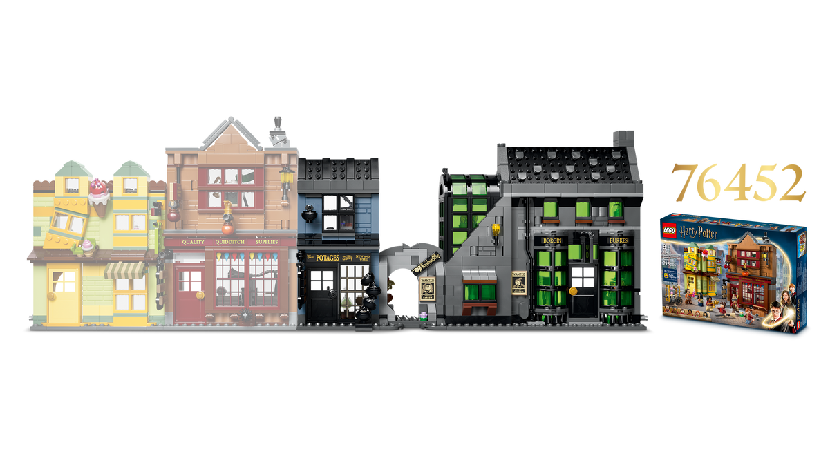LEGO Harry Potter Knockturn Alley Wizarding Shops 76471L