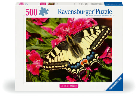 Ravensburger Puzzle 500 pc Colorful Butterfly 12001335V
